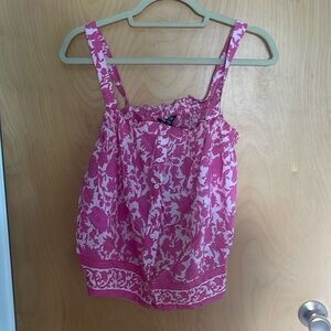 J crew tank top with buttons size xs NWT